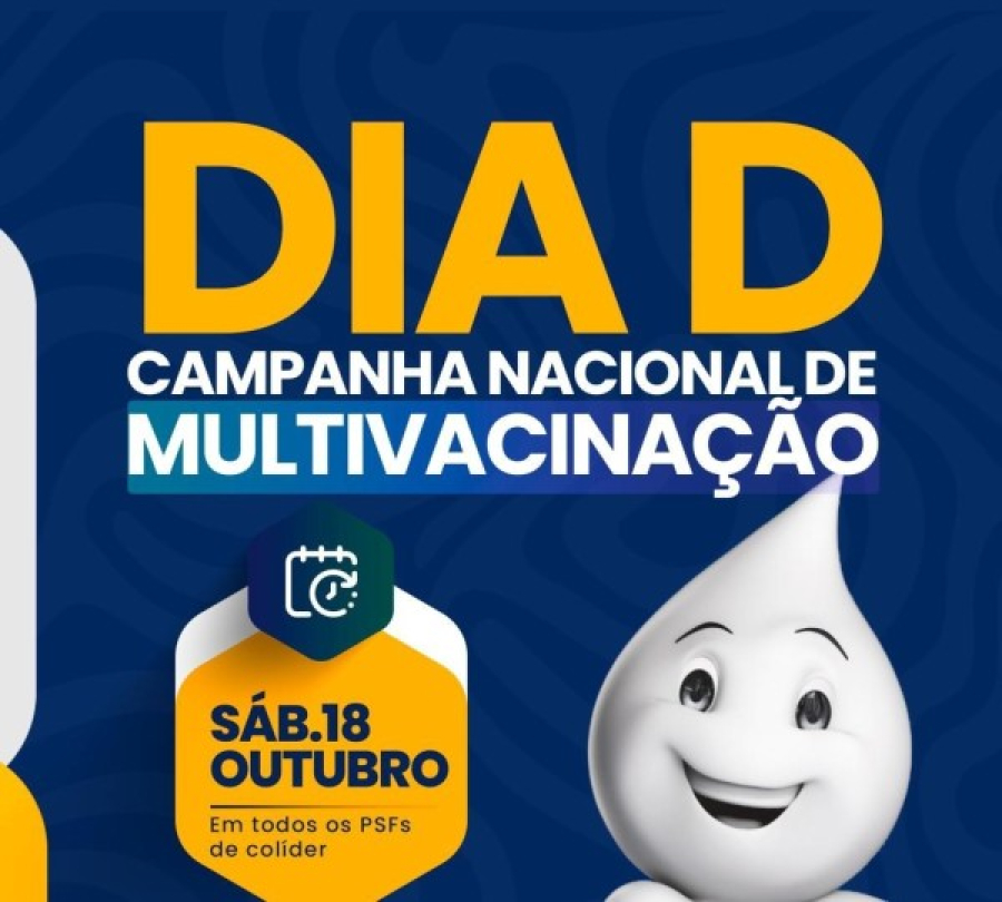 Prefeitura de Colíder promove Dia D da Multivacinação no dia 18